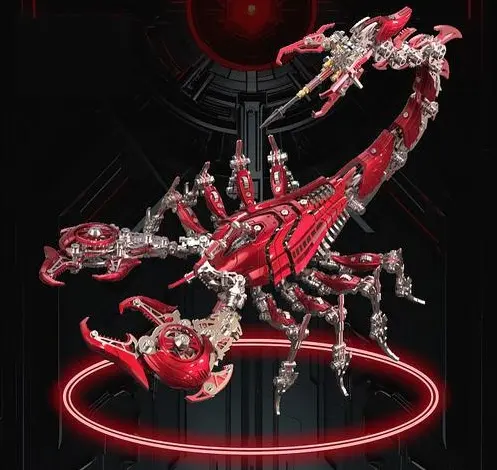 downloaded image — 机械蝎子, 金属质感, 科幻造型