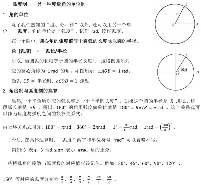 弧度制1