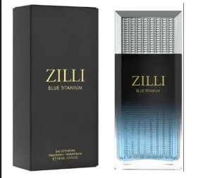AD 026 — 香水、ZILLI、Blue Titanium、商品包装